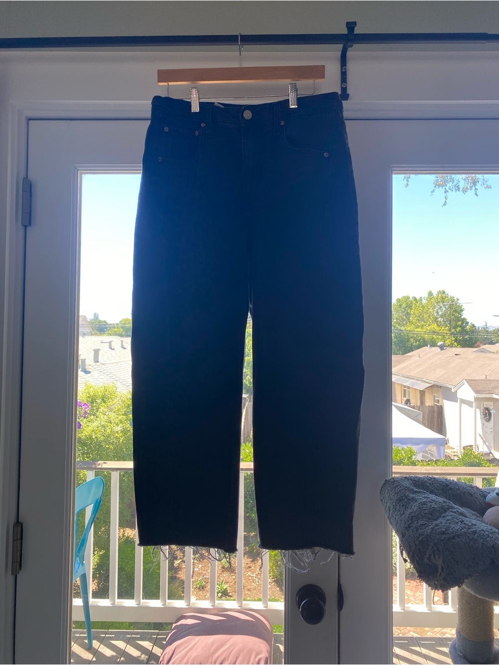 Aeropostale Black barrel jeans size 10